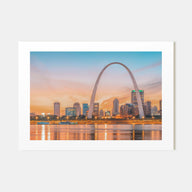 St. Louis Landscape Color Poster