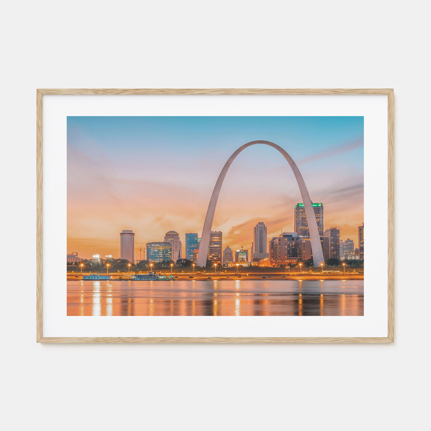 St. Louis Landscape Color Poster