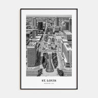 St. Louis Portrait B&W No 2 Poster