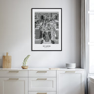 St. Louis Portrait B&W No 2 Poster