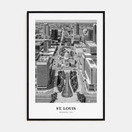 St. Louis Portrait B&W No 2 Poster