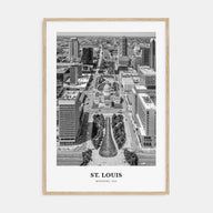 St. Louis Portrait B&W No 2 Poster
