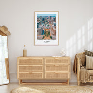 St. Louis Portrait Color Poster