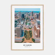 St. Louis Portrait Color Poster