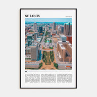 St. Louis Travel Color Poster