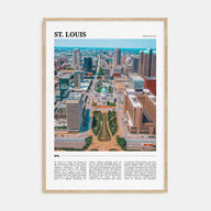 St. Louis Travel Color Poster