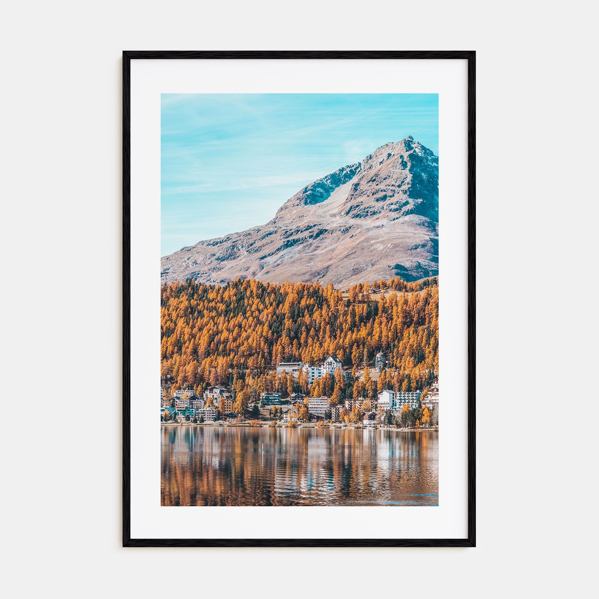 St. Moritz Photo Color Poster