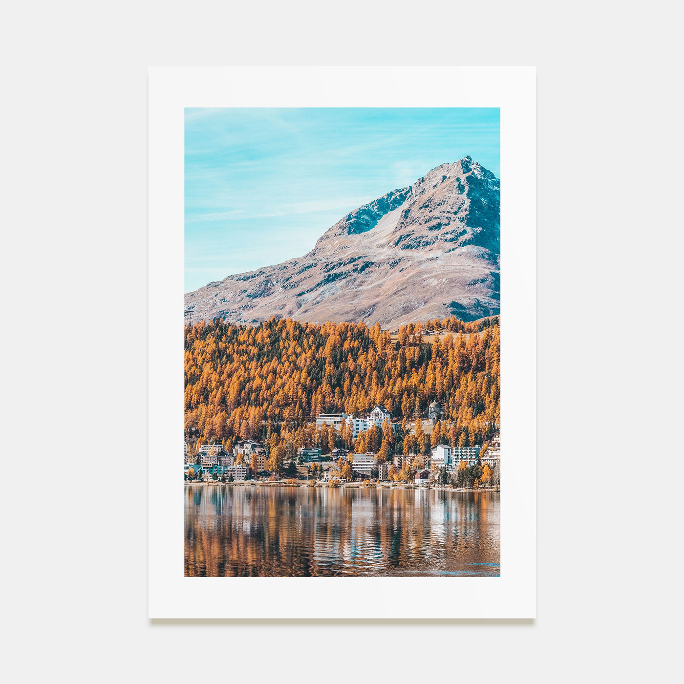 St. Moritz Photo Color Poster