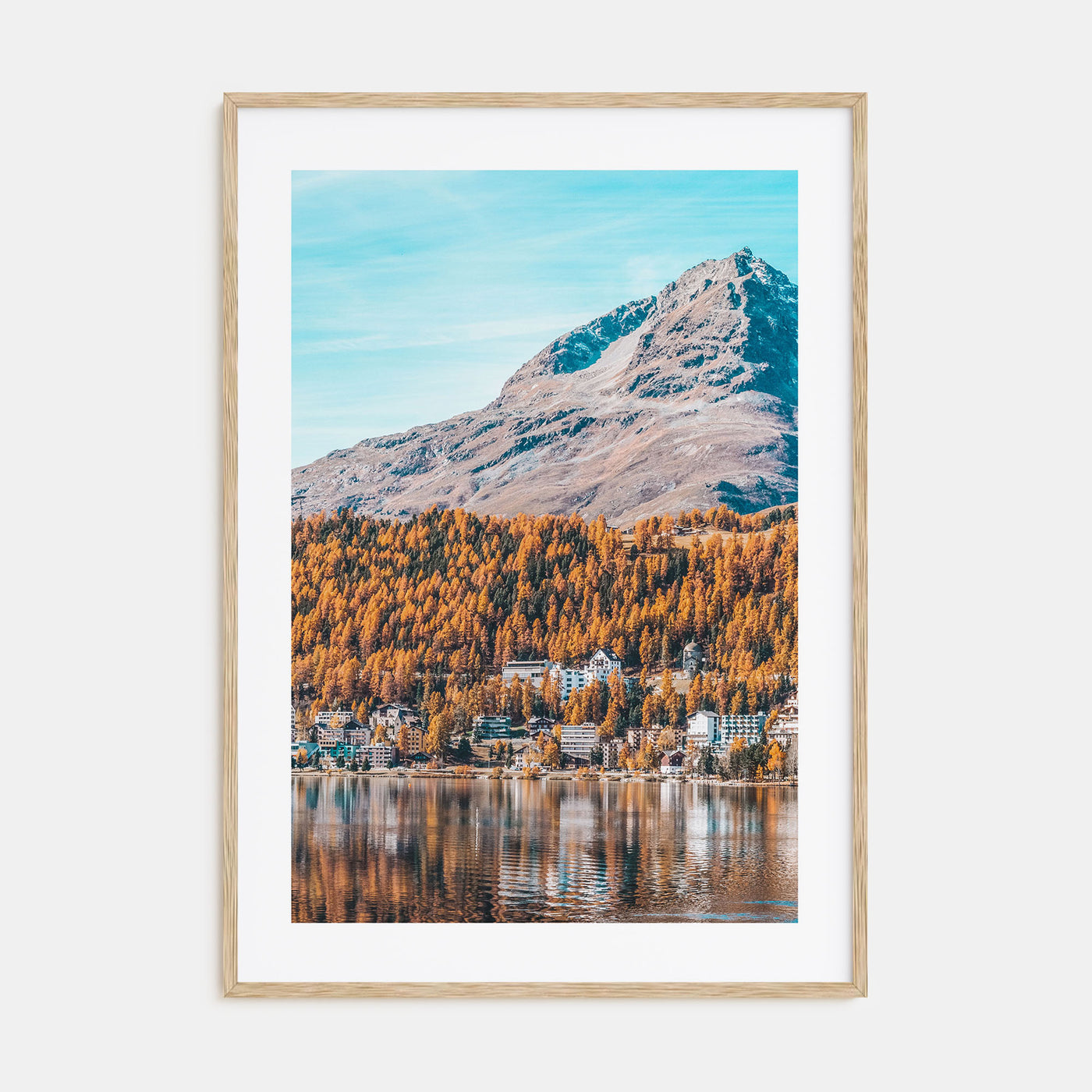 St. Moritz Photo Color Poster