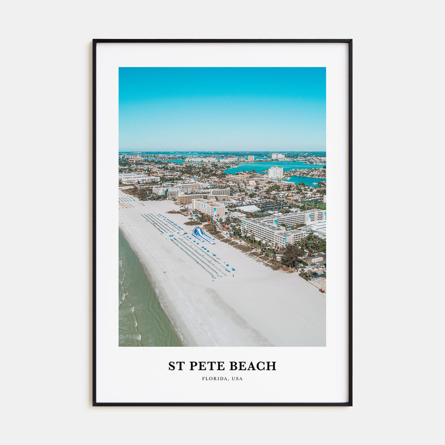 St. Pete Beach Portrait Color Poster