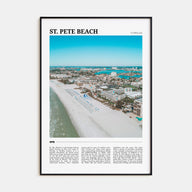 St. Pete Beach Travel Color Poster