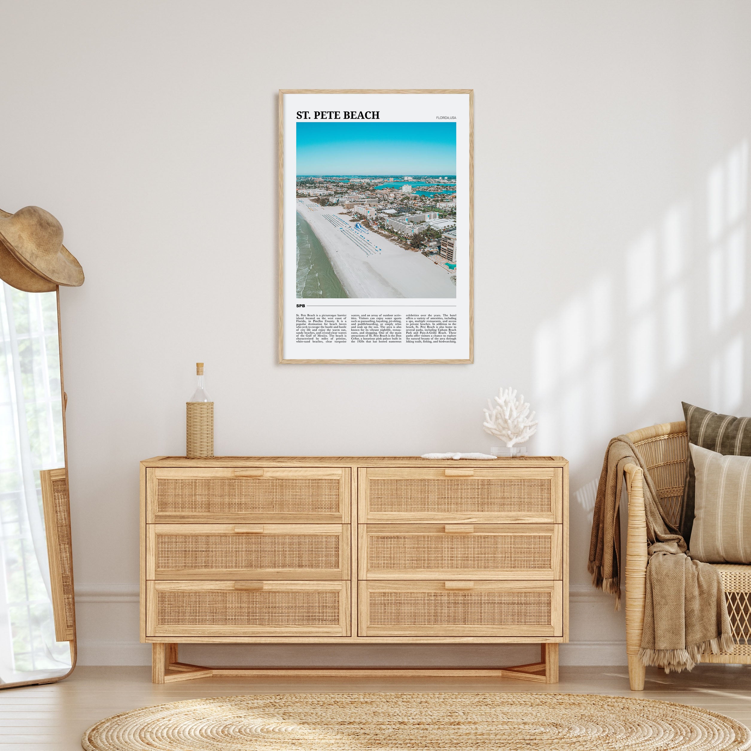 St. Pete Beach Travel Color Poster