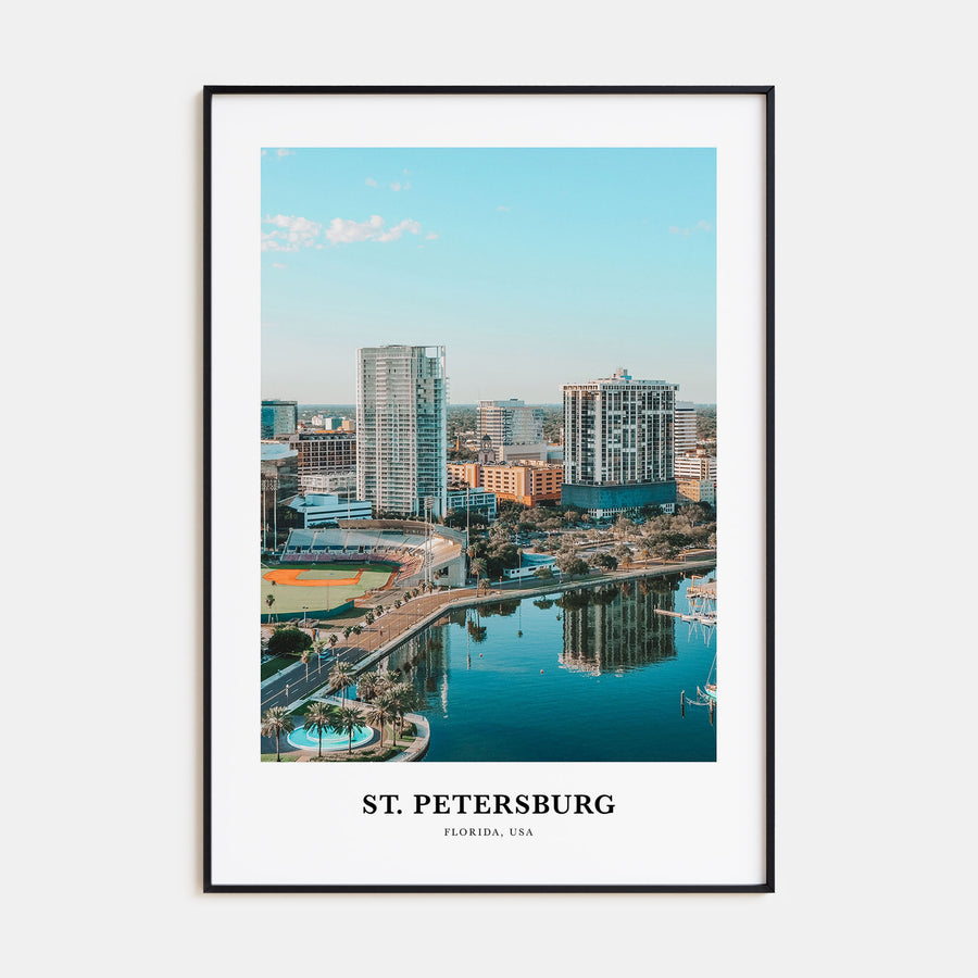 St. Petersburg, Florida Portrait Color Poster