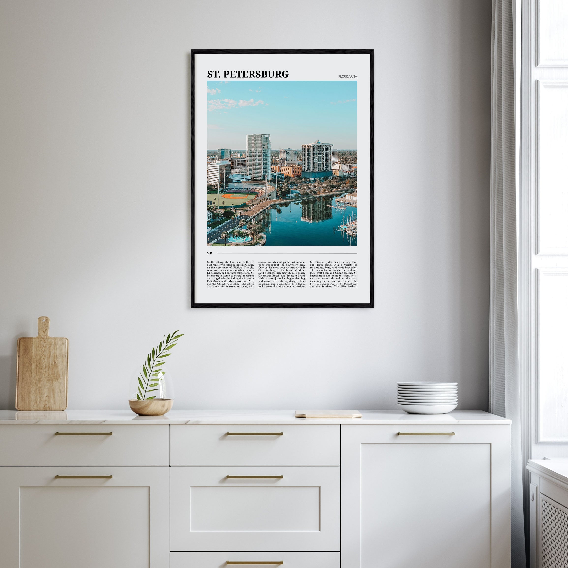 St. Petersburg, Florida Travel Color Poster