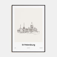 St. Petersburg, Russia Drawn No 1 Poster