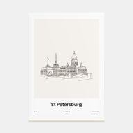 St. Petersburg, Russia Drawn No 1 Poster