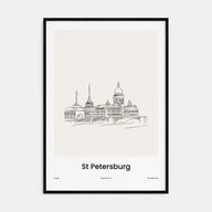 St. Petersburg, Russia Drawn No 1 Poster