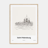 St. Petersburg, Russia Drawn No 2 Poster
