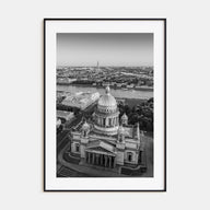 St. Petersburg, Russia Photo B&W No 1 Poster