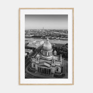 St. Petersburg, Russia Photo B&W No 1 Poster