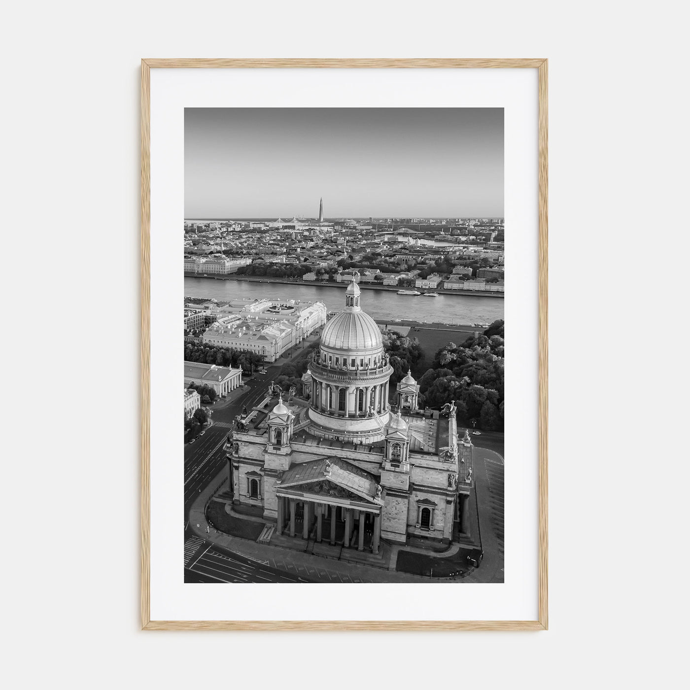 St. Petersburg, Russia Photo B&W No 1 Poster