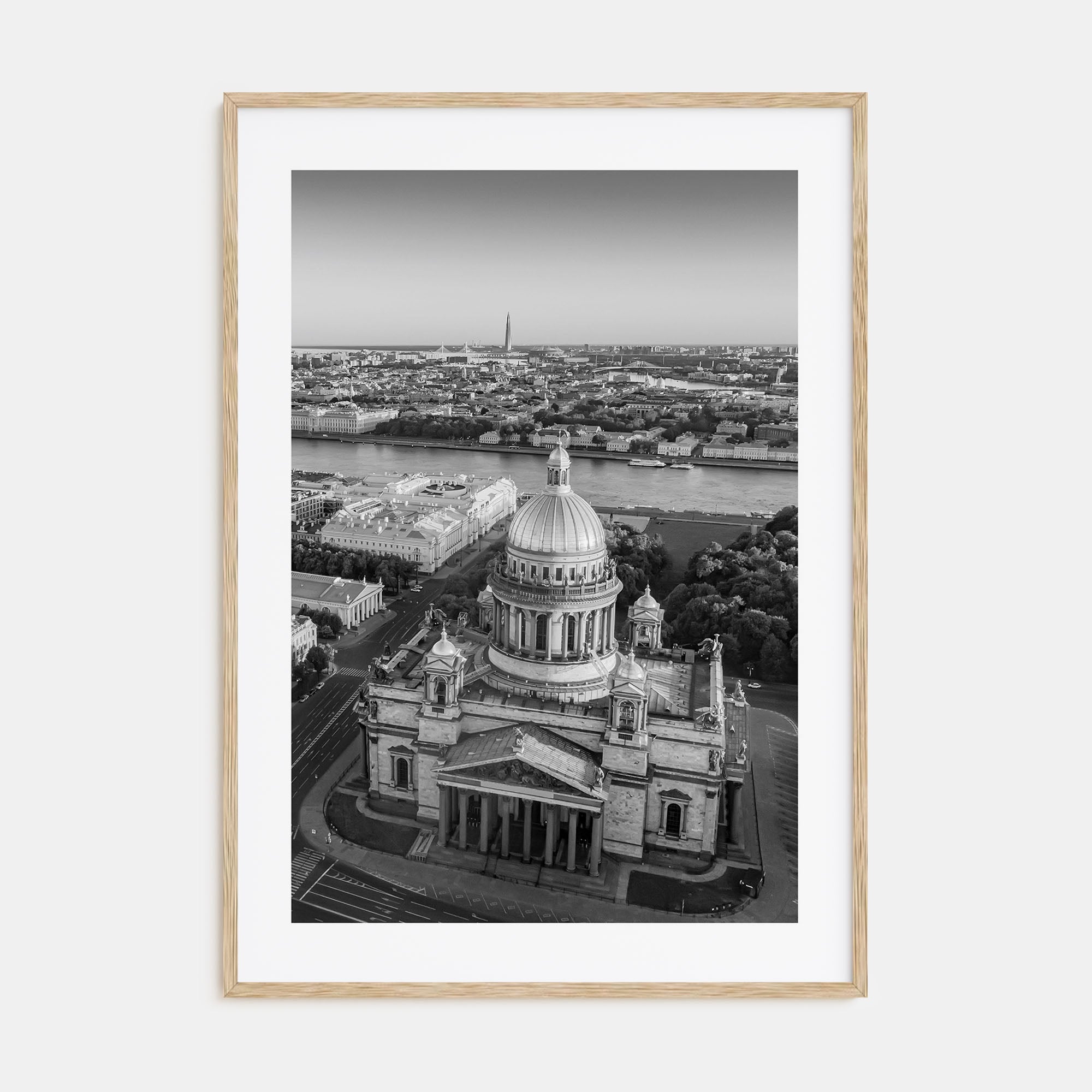 St. Petersburg, Russia Photo B&W No 1 Poster