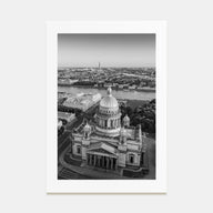 St. Petersburg, Russia Photo B&W No 1 Poster