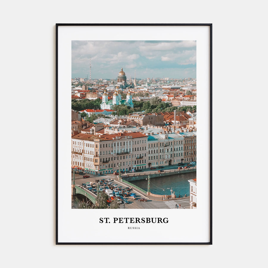 St. Petersburg, Russia Portrait Color Poster