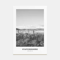 Staffordshire Portrait B&W Poster