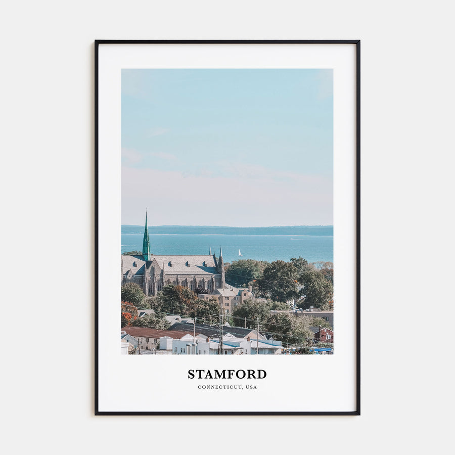 Stamford, Connecticut Portrait Color Poster