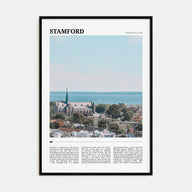 Stamford, Connecticut Travel Color Poster