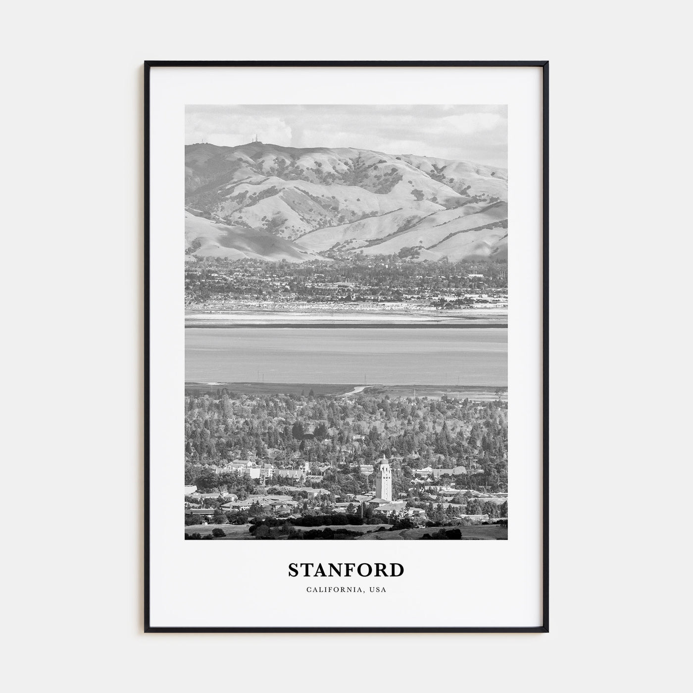 Stanford Portrait B&W Poster
