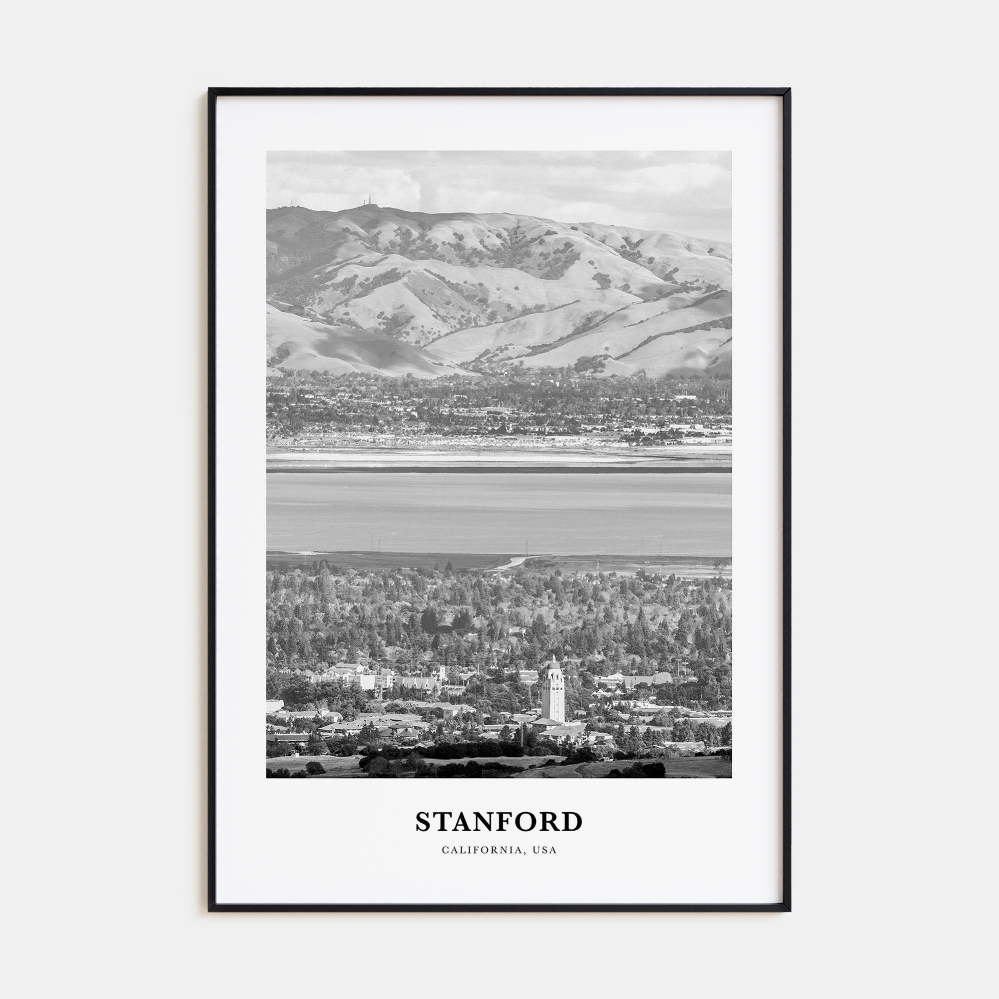 Stanford Portrait B&W Poster