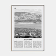 Stanford Travel B&W Poster