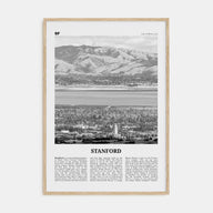 Stanford Travel B&W Poster