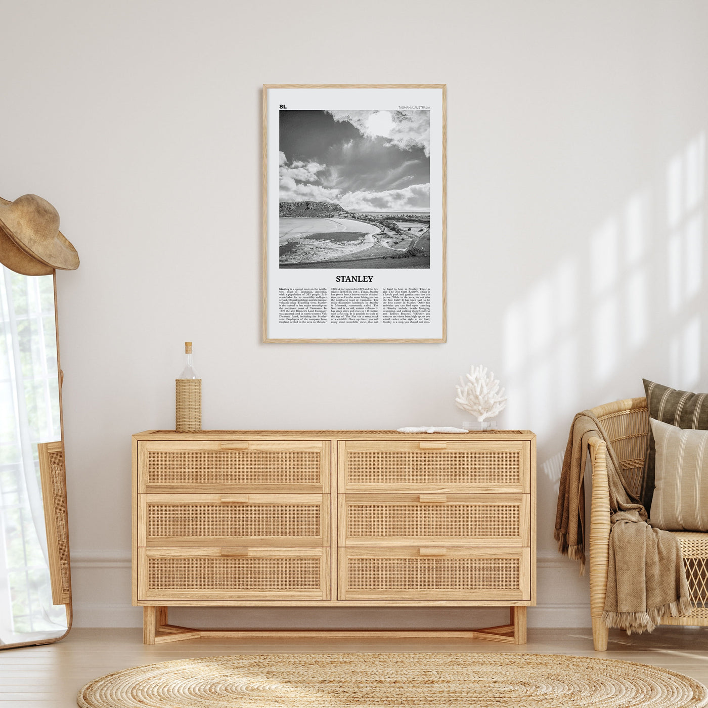 Stanley Travel B&W Poster