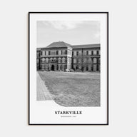 Starkville Portrait B&W Poster