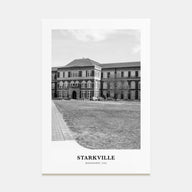 Starkville Portrait B&W Poster