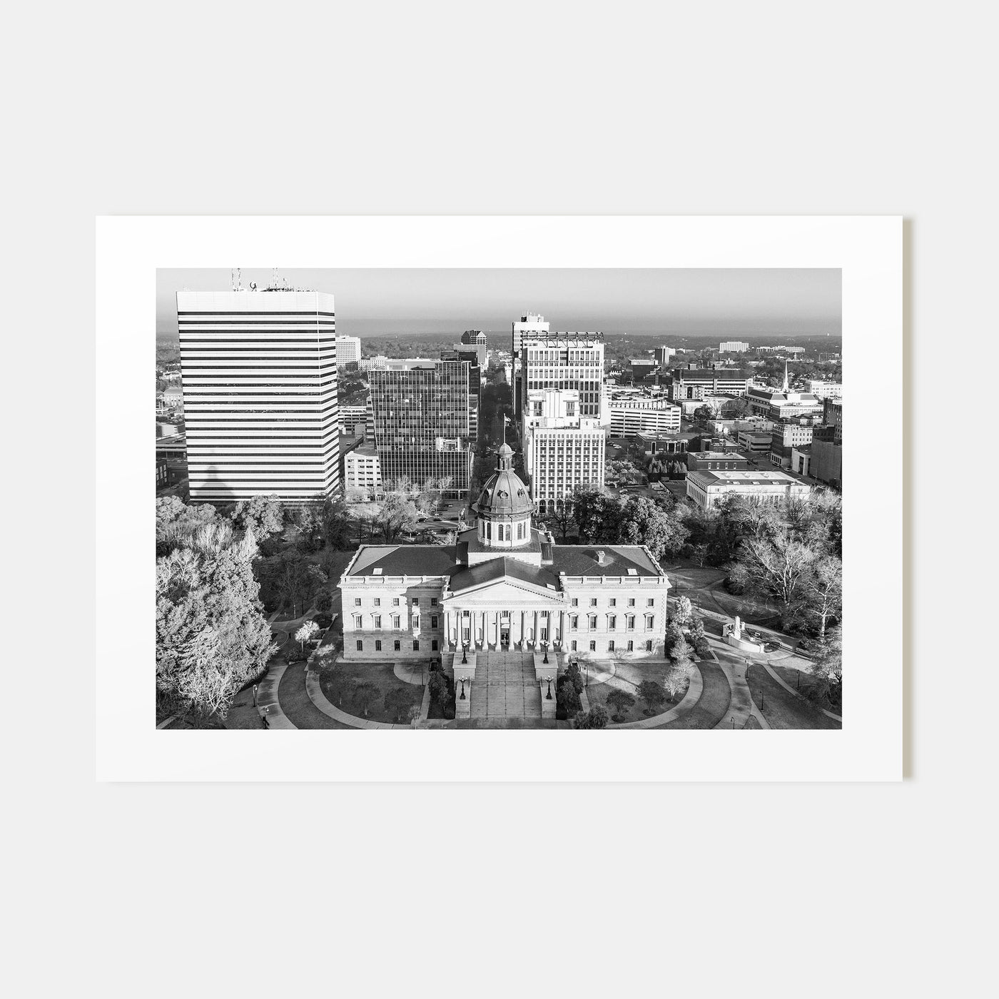 State College Landscape B&W Poster