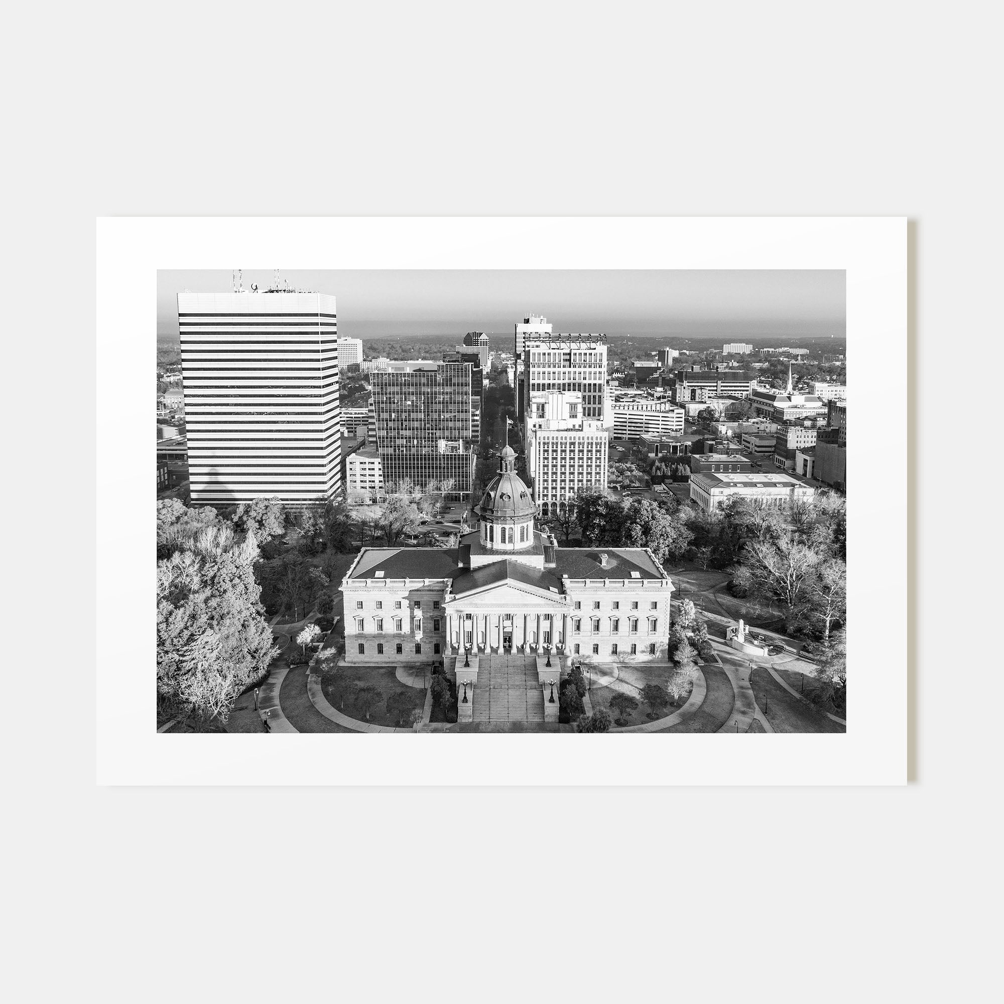 State College Landscape B&W Poster