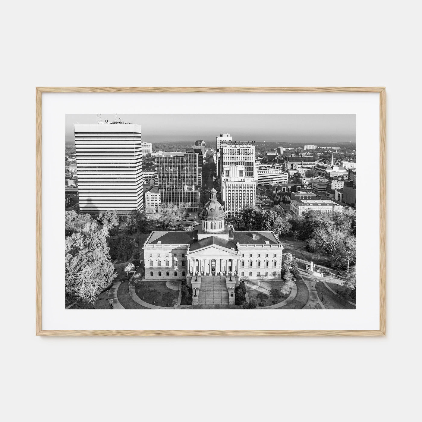 State College Landscape B&W Poster