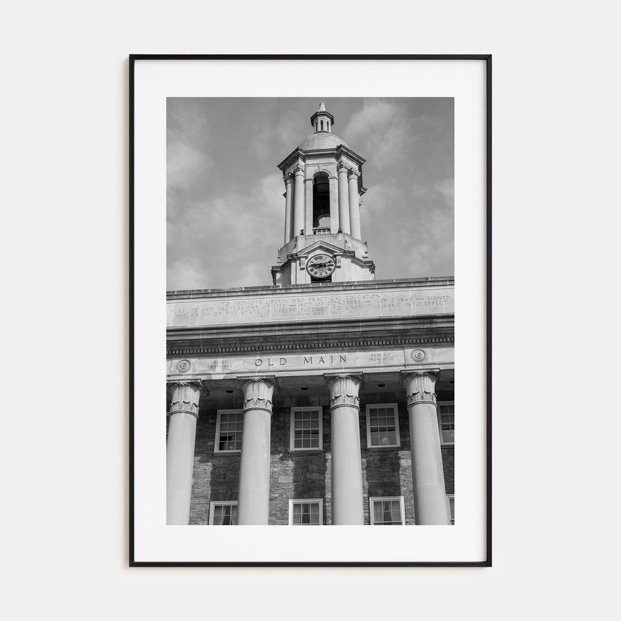 State College Photo B&W Poster