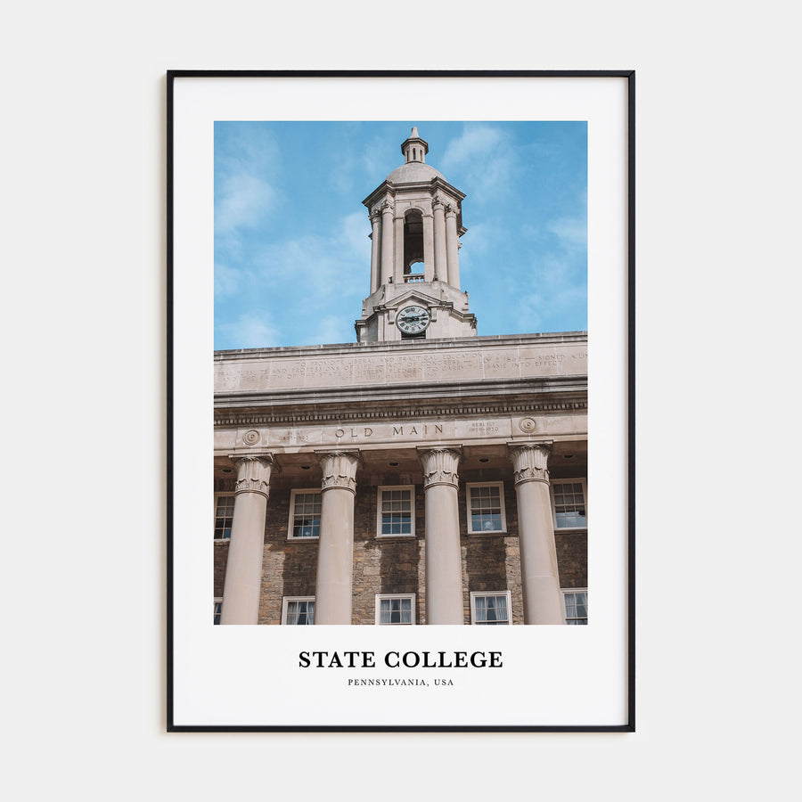 State College Portrait Color Poster