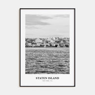 Staten Island Portrait B&W Poster
