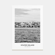 Staten Island Portrait B&W Poster