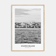 Staten Island Portrait B&W Poster