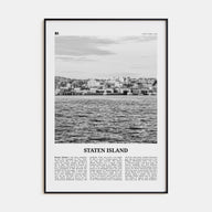 Staten Island Travel B&W Poster