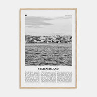 Staten Island Travel B&W Poster