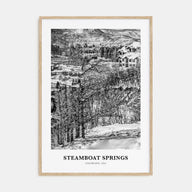 Steamboat Springs Portrait B&W Poster