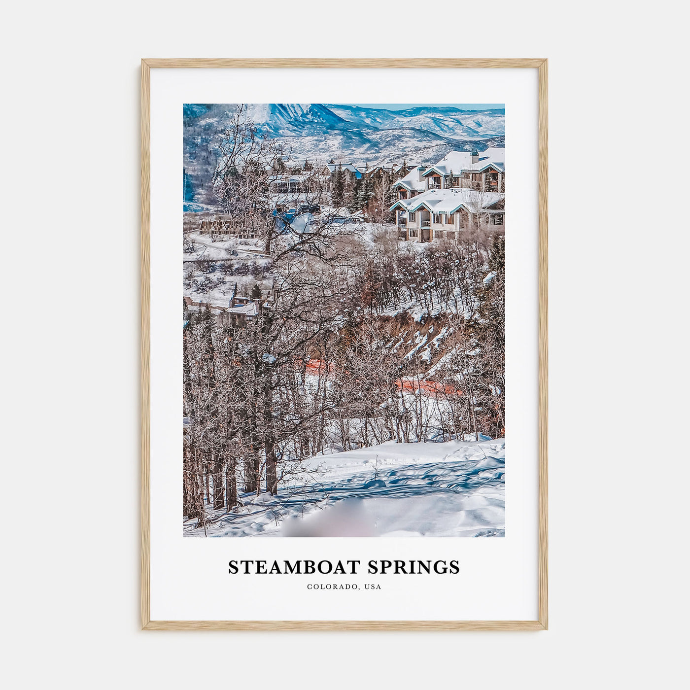 Steamboat Springs Portrait Color No 2 Poster